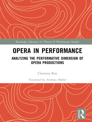cover image of Opera in Performance